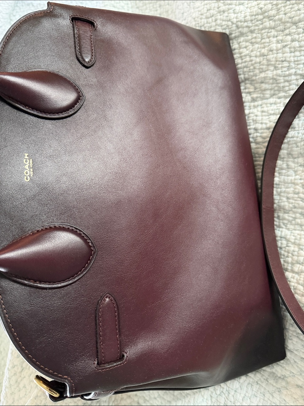 New Coach Empire 40 in Merlot leather - Picture 2 of 8
